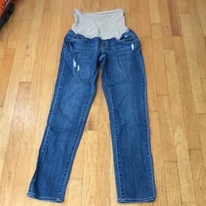 A Pea In The Pod Maternity Deconstructed Jeans M
